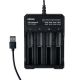 Polnilec za baterije DÖRR USB Charger for Li-Ion Batteries 18650 4 slots