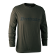 Majica z dolgimi rokavi Deerhunter Logo T-shirt with long sleeves 8839 | Bark Green (378)