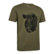 Majica kratki rokavi Deerhunter Jaxon T-shirt 8691 - 334 Glen Green
