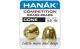 Konusne glave za vezavo potezank HANAK Cone Brass Beads 5mm - Gold