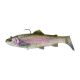 Silikonska vaba SAVAGE GEAR 3D TROUT SHAD 12.5 CM 35 G FAST SINKING CLEAR RAINBOW TROUT (1636625)