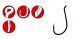 Trnki za ribolov Gamakatsu SALT LS-5314F hooks black #1 (8 kos)